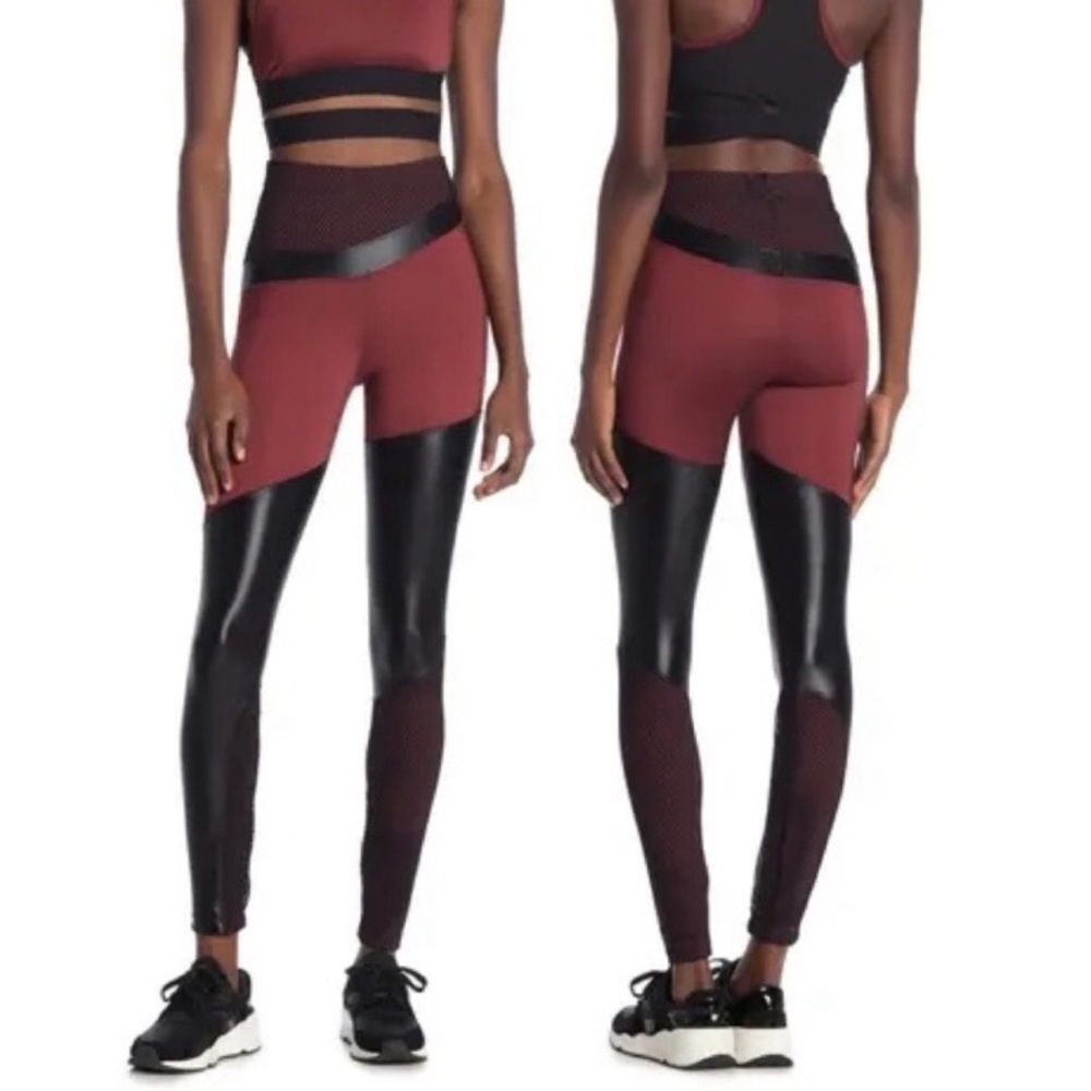 KORAL Deuces Shantung High Rise Leggings